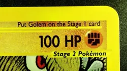 Golem 14/165 Holo Pokemon Expedition 2002 Wotc Vintage NM - Image 5