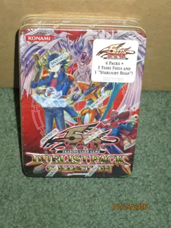 Yugioh 2010 Duelist Pack Collection Red Tin Factory Sealed 5Ds - Image 1