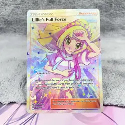 Lillie's Full Force (Full Art) 230/236 Sm-Cosmic Eclipse Holo Excellent Card - Image 2