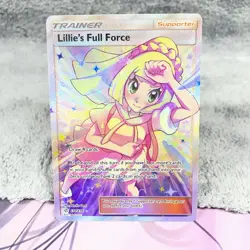 Lillie's Full Force (Full Art) 230/236 Sm-Cosmic Eclipse Holo Excellent Card - Image 3