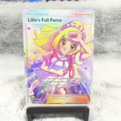 Lillie's Full Force (Full Art) 230/236 Sm-Cosmic Eclipse Holo Excellent Card - Image 4
