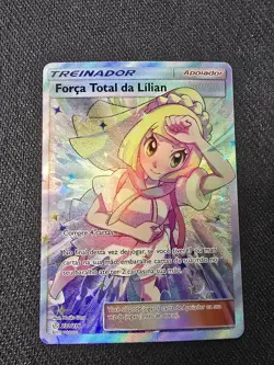 Portuguese Lillie's Full Force (Full Art) 230/236 Sm-Cosmic Eclipse Holo NM - Image 1