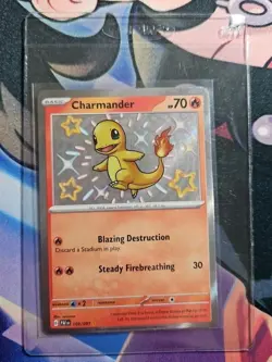 Pokemon SV Paldean Fates Charmander Baby Shiny Card 109/091 NM - Image 3