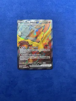 Team Rocket's Moltres ex - (Destined Rivals Stamp) 208/182 Miscellaneous Cards & - Image 2