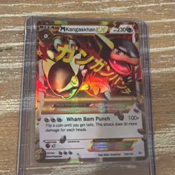 Pokemon M Kangaskhan EX 109/106 Flashfire Secret Rare Mega Full Art Holo Card - Image 1