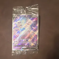 Pokemon TCG Mewtwo V SWSH229 Sword & Shield Promo Full Art Holo 220HP Card - Image 1