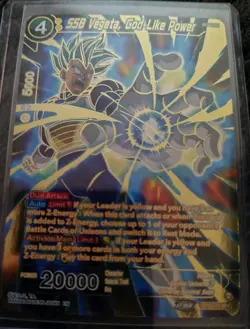 Dragon Ball Super Card Game SSB Vegeta, God-Like Power Perfect Combination... - Image 1