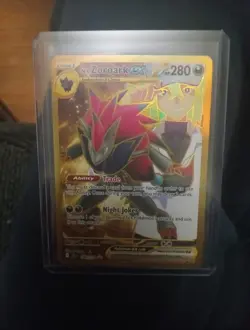 N’s Zoroark EX 189/159 - Hyper Rare - Pokemon TCG - Journey Together - Gold - Image 1