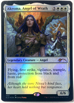 mtg magic Akroma, Angel of Wrath FOIL secret lair ENGLISH akroma ange de la - Image 1