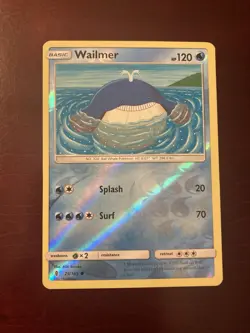 Wailmer 29/145 Guardians Rising Reverse Holo Pokemon TCG Card - Image 1