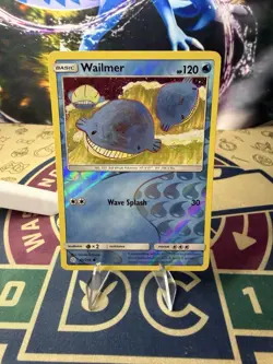 Wailmer 45/236 Reverse Holo Card Sun & Moon - Cosmic Eclipse Pokemon TCG - Image 1