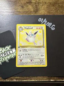 Wigglytuff 32/64, Jungle Set, Pokemon TCG, WOTC, Vintage 1999, Non Holo Rare, MP - Image 4