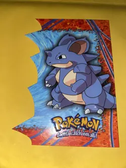 NEW 2000 TOPPS POKEMON DIECUT EV09 #31 NIDOQUEEN STAGE 3 CARD - Image 1
