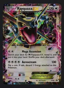 Rayquaza EX XY69 XY Promo Shiny Pokemon TCG - Image 1