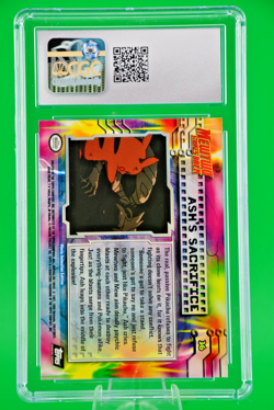 1999 Pokemon The First Movie 36 Ash’s Sacrifice Second Print Silver Foil CGC 6 - Image 2