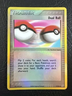 Pokemon Trainer Dual Ball (EX Magma VS Aqua) 72/95 Reverse Holo Uncommon LP - Image 1