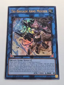 Tri-Brigade Arms Mouser DOOD-EN051 Ultra Rare Yugioh Doom of Dimensions Mint - Image 1