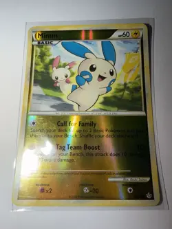 Minun 34/95 Unleashed Reverse Holo Pokemon TCG Near Mint- Very Light Play Nm Lp - Image 1
