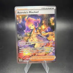 Pokemon Mega Evolution Acerola's Mischief Special Illustration Rare 183/132 NM - Image 1