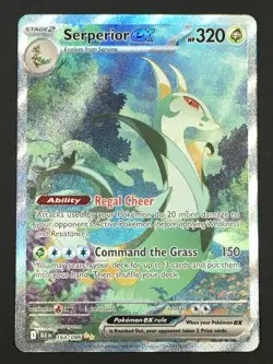 Pokemon TCG Serperior EX 164/086 SV Black Bolt Special Illustration Rare NM - Image 1