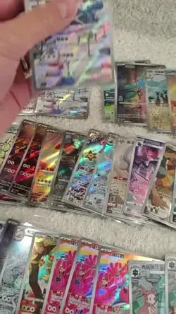 100x Pokemon Chinese Card AR & CHR Full Art Holo Card Bulk Pack Lot Wholesale - Image 2