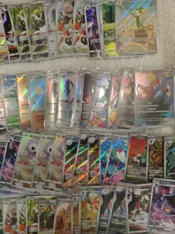 100x Pokemon Chinese Card AR & CHR Full Art Holo Card Bulk Pack Lot Wholesale - Image 3