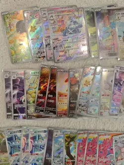 100x Pokemon Chinese Card AR & CHR Full Art Holo Card Bulk Pack Lot Wholesale - Image 5