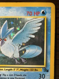 Articuno 2/62 Holo Rare Pokemon TCG Fossil WOTC HP - Image 4