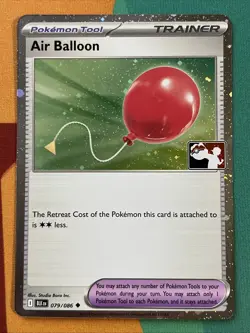 Pokemon Card - Air Balloon - HOLO Prize Pack Promo (079/086) Black Bolt NM - Image 1