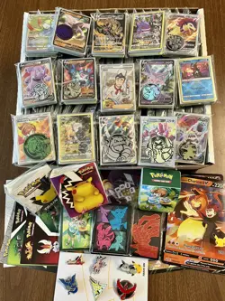 Pokemon Bulk Lot 100 Cards *Guaranteed Ultra Rare* PLUS Holo Rare&Reverses&Gift - Image 1