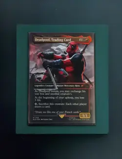Deadpool, Trading Card (Rainbow Foil) - Secret Lair Drop - Near Mint - See Desc! - Image 1