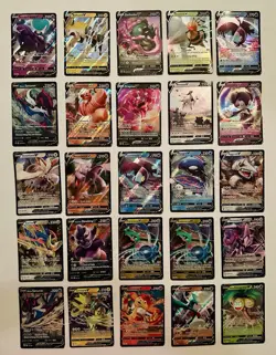 Pokemon Lot of 25 Full Art V Cards Arceus Samurott Aerodactyl Simisear Slowking - Image 1