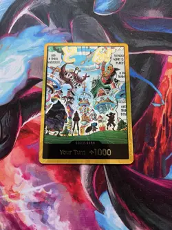DON!! Card (Egghead) (Gold) The Azure Sea's Seven Foil - Image 1