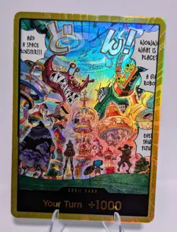 DON!! Card (Egghead) (Gold) OP14 One Piece The Azure Sea's Seven - Image 1
