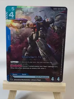 Gundam Card Game Gundam NT-1 GD03-001 LR - Steel Requiem - Image 1