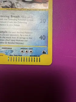 Piloswine H22/H32 Skyridge Holo Rare Pokemon Card 2003 w/ SWIRL🌀Light/Mod Play - Image 4
