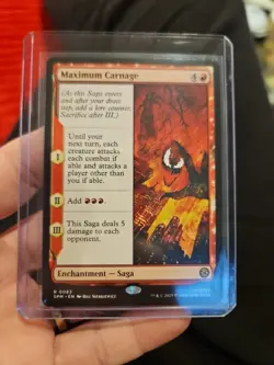 Maximum Carnage 83 NM MTG SPM Marvel's Spider-Man Magic Card - Image 1