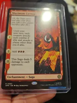 Maximum Carnage 83 NM MTG SPM Marvel's Spider-Man Magic Card - Image 2