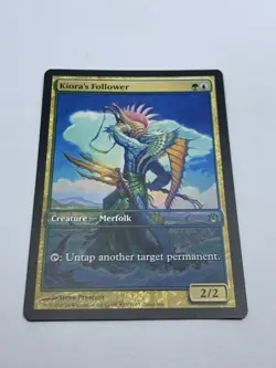 Kiora's Follower - Born of the Gods Game Day Promo - MTG - Extended Art - Magic - Image 2