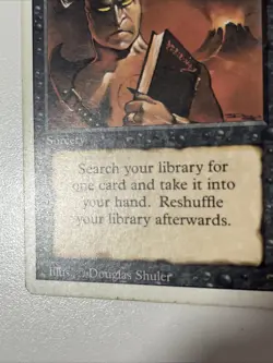 Demonic Tutor (Revised - 3ED) Vintage MTG - Light Play - Listing #3 - Image 5