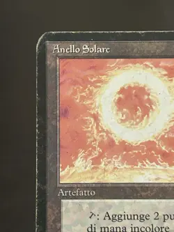 Italian Black Bordered Sol Ring MTG HP - Image 2