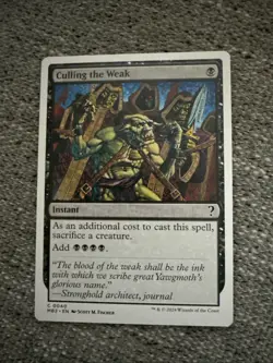 Culling the Weak (White Border) Mystery Booster 2 Regular - Image 1