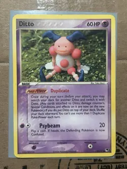 Pokemon TCG 2006 Ditto Mr.Mime 12/17 Pop Series Promos MP - Image 1