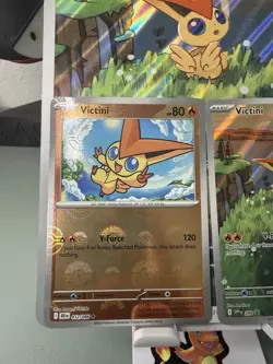 Pokemon TCG Victini SVP 208 Promo Illustration Black Bolt White Flare NM - Image 3