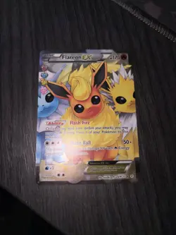 Pokemon TCG Flareon EX RC28/RC32 Generations Radiant Collection NM Ungraded - Image 1