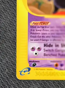 Gengar Expedition Pokemon TCG 2002 Non-Holo 48/165 MP - Image 2