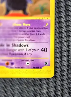 Gengar Expedition Pokemon TCG 2002 Non-Holo 48/165 MP - Image 5