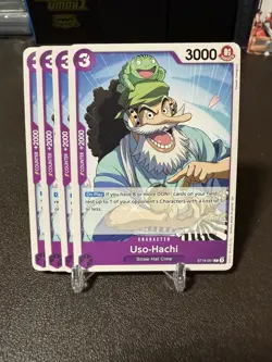 One Piece The Best Vol. 2 PRB-02 Uso-Hachi ST18-001 NM - Playset X4 Non Foil - Image 1