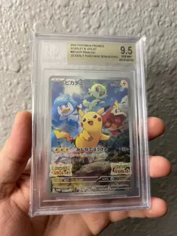 Pikachu 001/SV-P Scarlet & Violet PROMO - Pokemon Card Japanese Gem Mint Beckett - Image 1