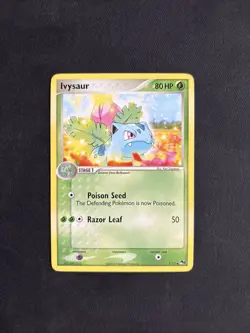 Pokemon TCG Ivysaur 7/17 Pop Series 2 Regular Uncommon Non Holo 2005 Nintendo - Image 1